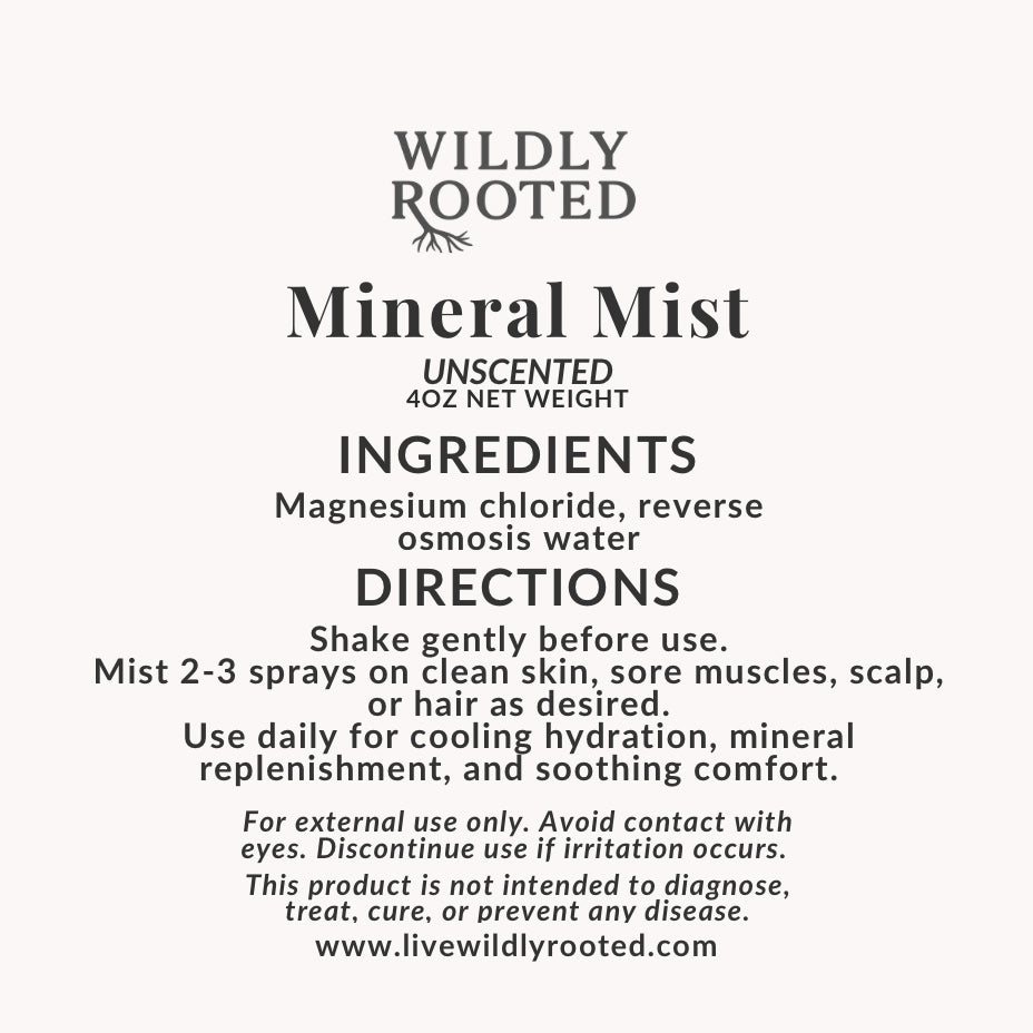 Mineral Mist - Magnesium Spray -