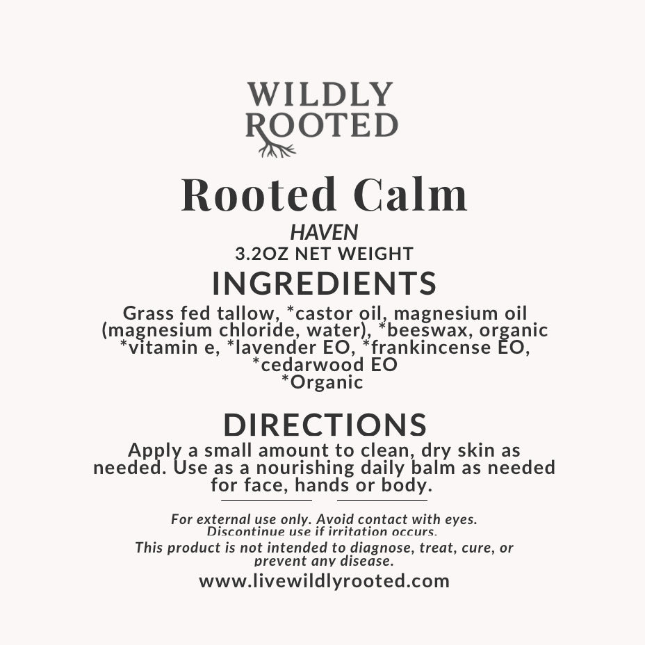 Rooted Calm | Rest + Relaxation Balm