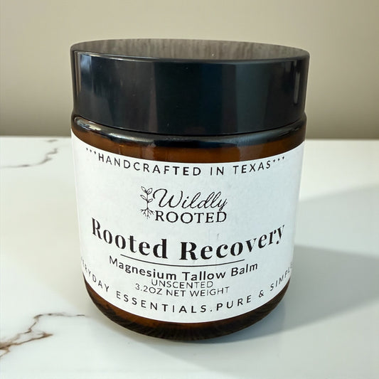 Rooted Recovery - Magnesium Balm for Circulation and Recovery -
