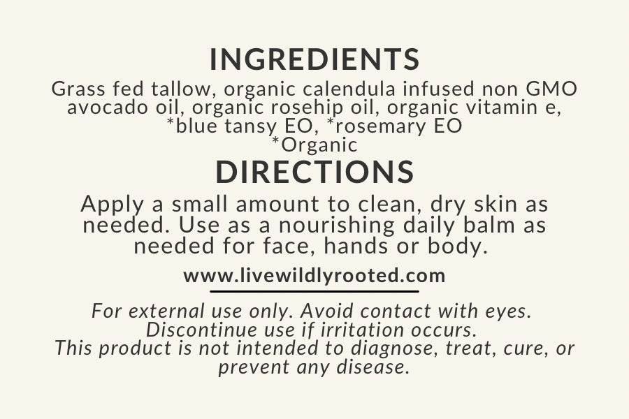 Daily Mend  — Whipped Tallow Balm -