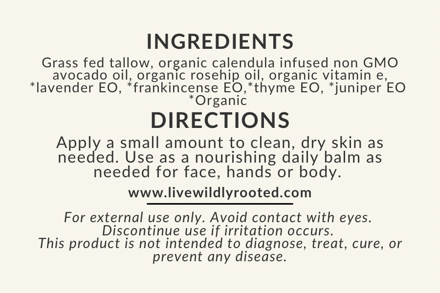 Daily Mend  — Whipped Tallow Balm -