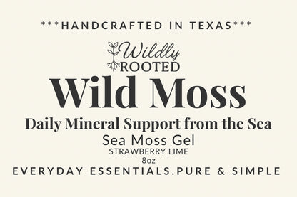 Wild Moss Sea Moss Gel - Local Delivery + Market Product Only