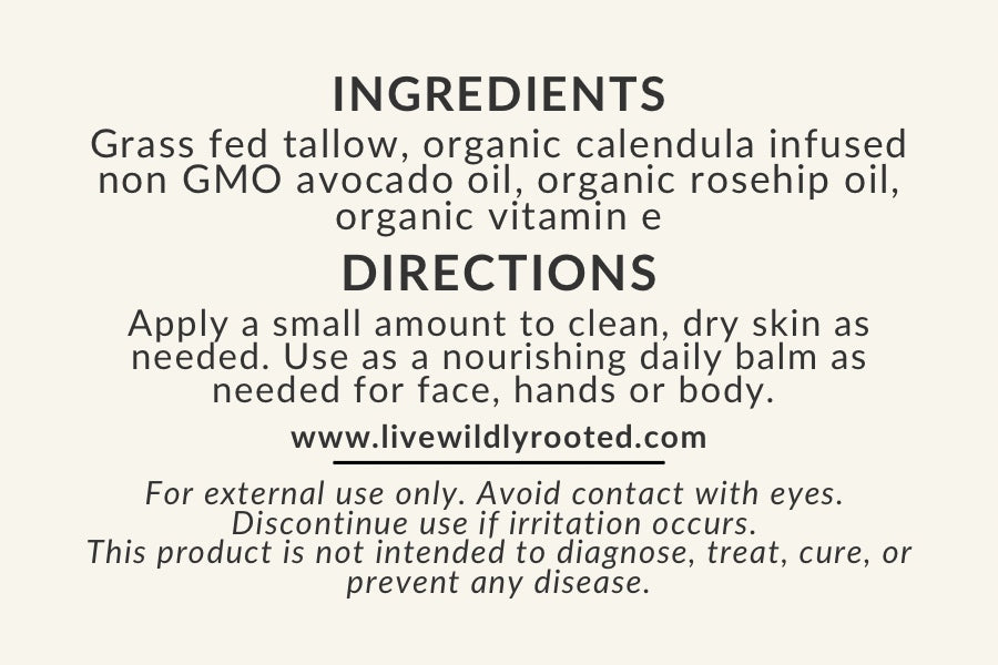 Daily Mend  — Whipped Tallow Balm -