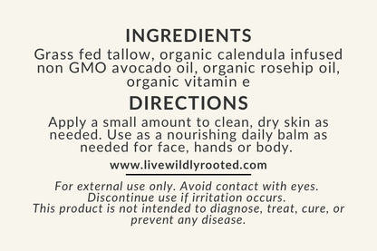 Daily Mend  — Whipped Tallow Balm -