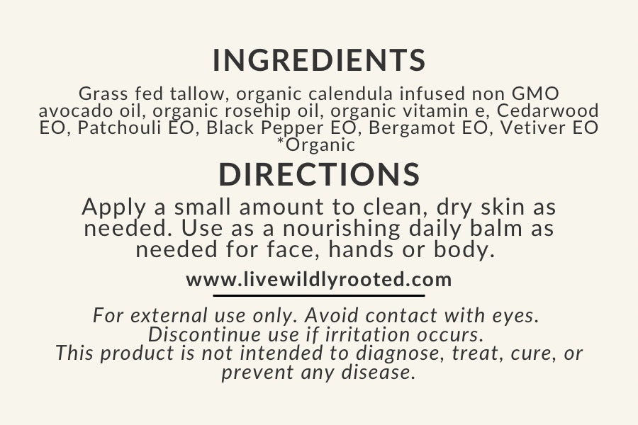 Daily Mend  — Whipped Tallow Balm -