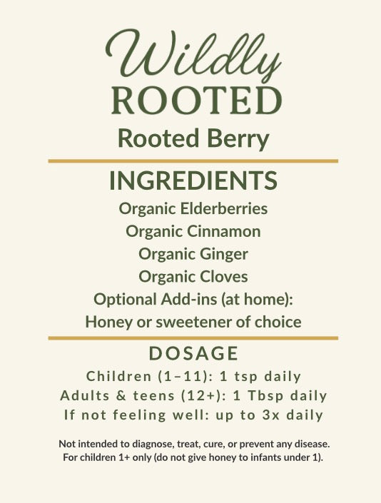Rooted Berry — Elderberry Syrup Kit - Daily Wellness & Immune Support