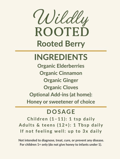 Rooted Berry — Elderberry Syrup Kit - Daily Wellness & Immune Support