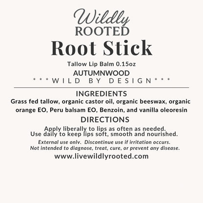 Root Stick - Tallow Lip Balm -