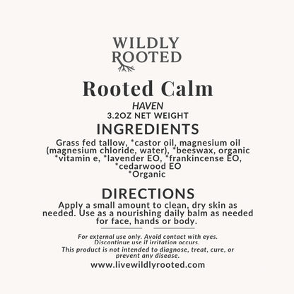 Rooted Calm — Magnesium Balm for Relaxation