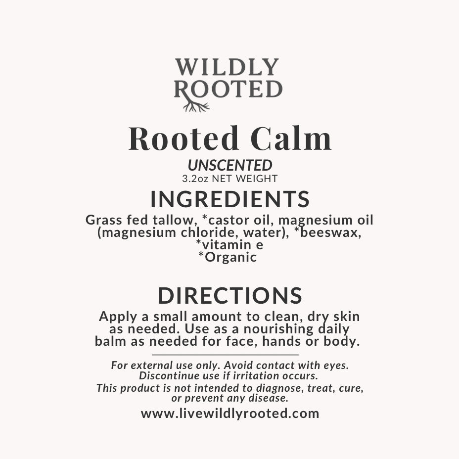 Rooted Calm — Magnesium Balm for Relaxation
