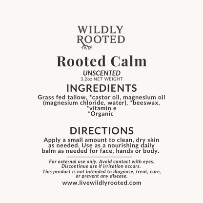 Rooted Calm — Magnesium Balm for Relaxation