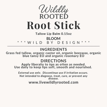 Root Stick - Tallow Lip Balm -