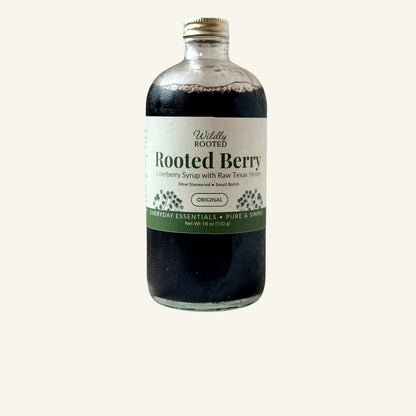 Rooted Berry Elderberry Syrup - Local Delivery + Market Product Only